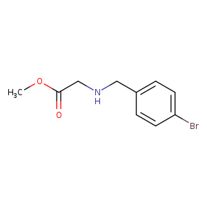 methyl 2-{[(4-bromophenyl)methyl]amino}acetate