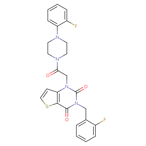 3-[(2-fluorophenyl)methyl]-1-{2-[4-(2-fluorophenyl)piperazin-1-yl]-2-oxoethyl}-1H,2H,3H,4H-thieno[3,2-d]pyrimidine-2,4-dione