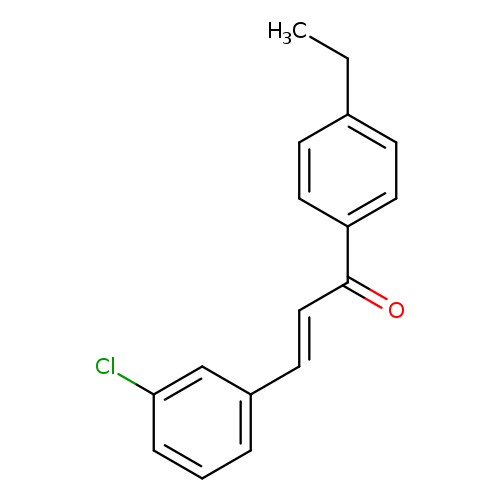 (2E)-3-(3-chlorophenyl)-1-(4-ethylphenyl)prop-2-en-1-one