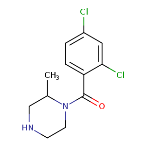 1-(2,4-dichlorobenzoyl)-2-methylpiperazine