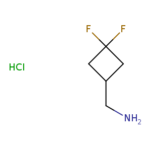 Cyclobutanemethanamine, 3,3-difluoro-, hydrochloride (1:1)