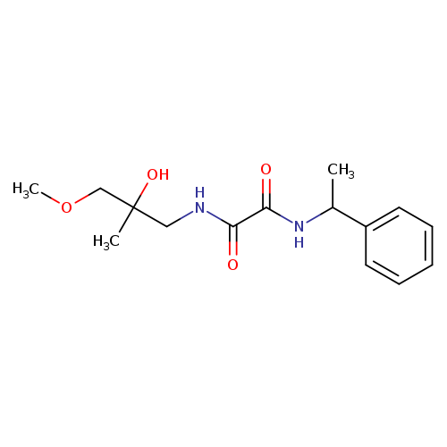 N-(2-hydroxy-3-methoxy-2-methylpropyl)-N'-(1-phenylethyl)ethanediamide