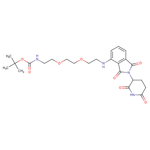 Thalidomide-NH-PEG2-C2-NH-Boc