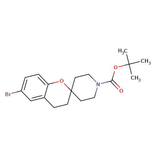 tert-butyl 6-bromo-3,4-dihydrospiro[1-benzopyran-2,4'-piperidine]-1'-carboxylate