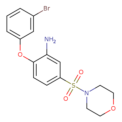 2-(3-bromophenoxy)-5-(morpholine-4-sulfonyl)aniline