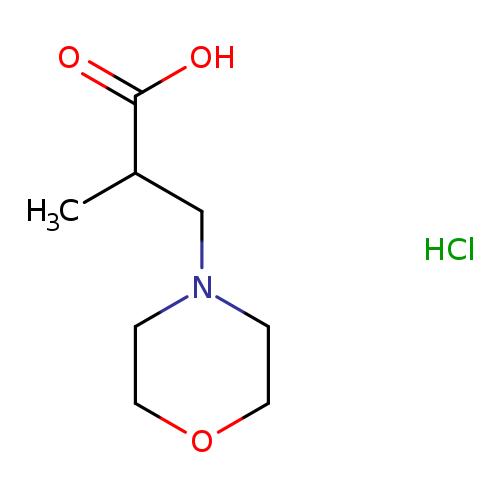 2-Methyl-3-(morpholin-4-yl)propanoic acid hydrochloride