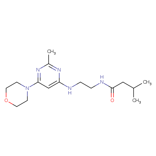 3-methyl-N-(2-{[2-methyl-6-(morpholin-4-yl)pyrimidin-4-yl]amino}ethyl)butanamide