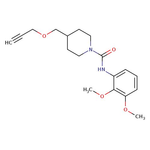 N-(2,3-dimethoxyphenyl)-4-[(prop-2-yn-1-yloxy)methyl]piperidine-1-carboxamide