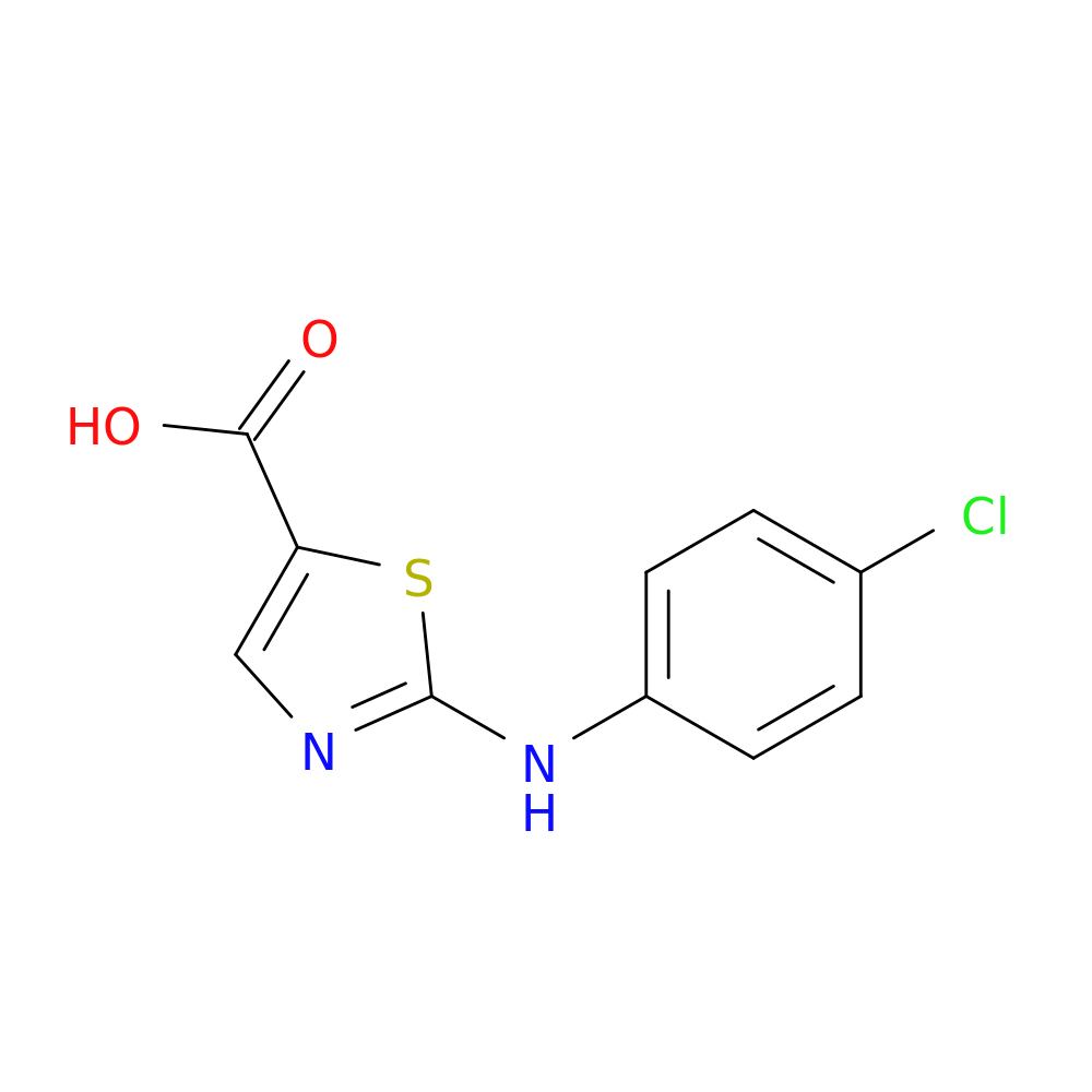 2-((4-Chlorophenyl)amino)thiazole-5-carboxylic acid