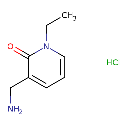 3-(aminomethyl)-1-ethyl-1,2-dihydropyridin-2-one hydrochloride