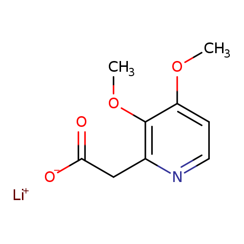 lithium(1+) 2-(3,4-dimethoxypyridin-2-yl)acetate