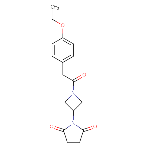 1-{1-[2-(4-ethoxyphenyl)acetyl]azetidin-3-yl}pyrrolidine-2,5-dione