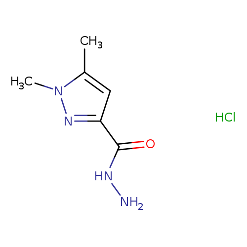 1,5-Dimethyl-1h-pyrazole-3-carbohydrazide hydrochloride