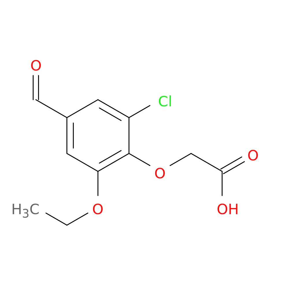 (2-Chloro-6-ethoxy-4-formylphenoxy)acetic acid