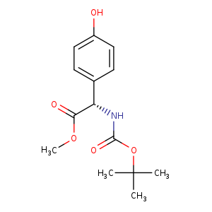 (S)-METHYL 2-((TERT-BUTOXYCARBONYL)AMINO)-2-(4-HYDROXYPHENYL)ACETATE