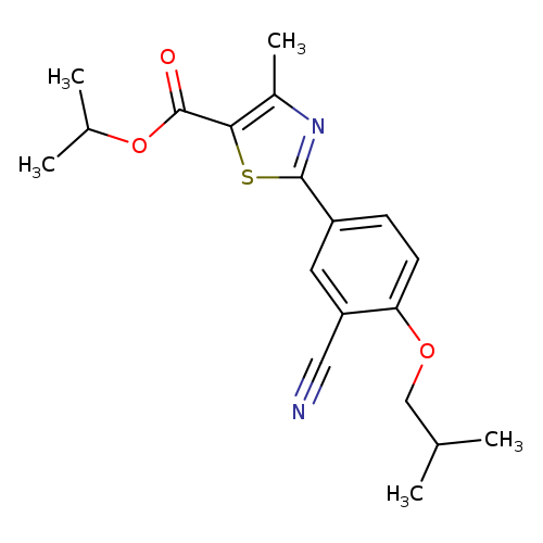 Isopropyl 2-(3-cyano-4-isobutoxyphenyl)-4-methylthiazole-5-carboxylate