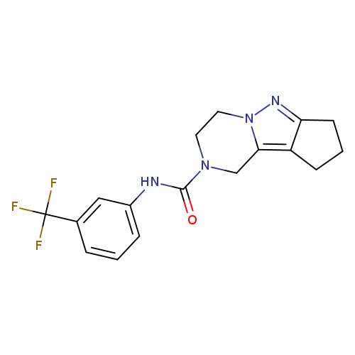N-[3-(trifluoromethyl)phenyl]-7,8,11-triazatricyclo[6.4.0.0^{2,6}]dodeca-1,6-diene-11-carboxamide
