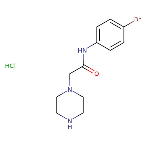 N-(4-bromophenyl)-2-(piperazin-1-yl)acetamide hydrochloride