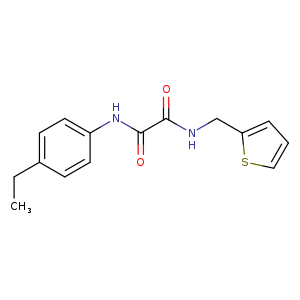 N'-(4-ethylphenyl)-N-[(thiophen-2-yl)methyl]ethanediamide