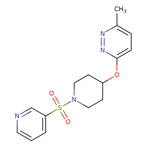 3-methyl-6-{[1-(pyridine-3-sulfonyl)piperidin-4-yl]oxy}pyridazine