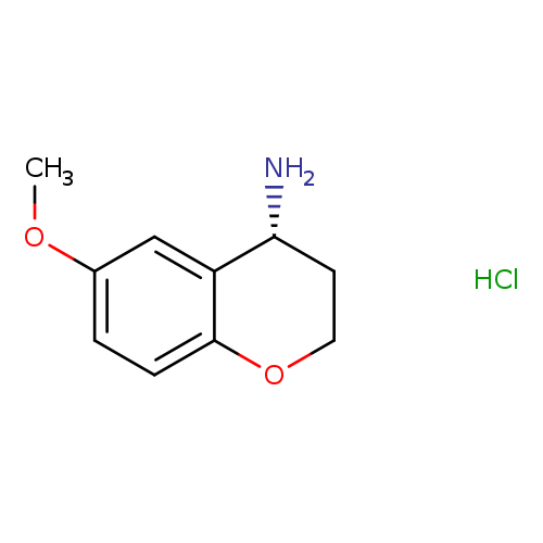 (4R)-6-methoxy-3,4-dihydro-2H-1-benzopyran-4-amine hydrochloride