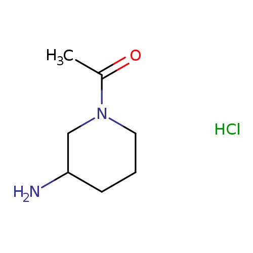 Ethanone, 1-(3-amino-1-piperidinyl)-, hydrochloride (1:1)