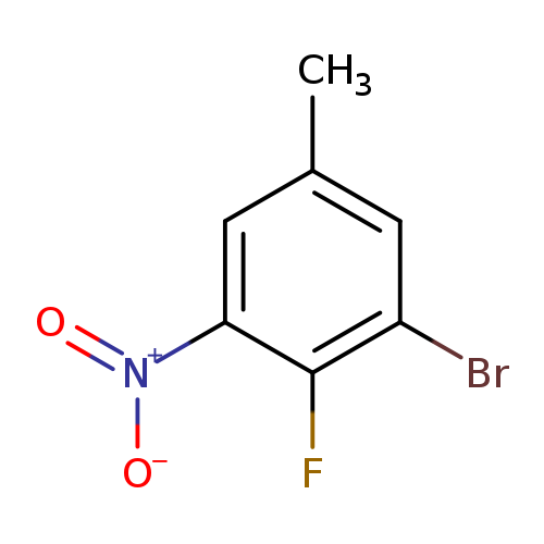 3-Bromo-4-fluoro-5-nitrotoluene