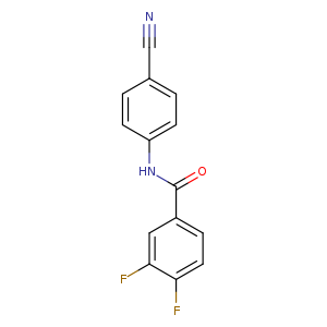 Benzamide, N-(4-cyanophenyl)-3,4-difluoro-