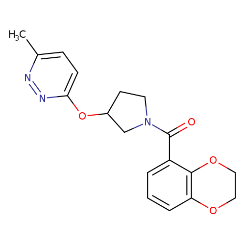3-{[1-(2,3-dihydro-1,4-benzodioxine-5-carbonyl)pyrrolidin-3-yl]oxy}-6-methylpyridazine