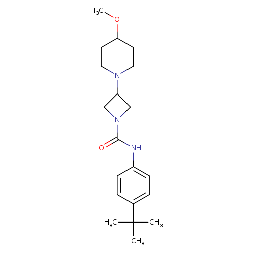 N-(4-tert-butylphenyl)-3-(4-methoxypiperidin-1-yl)azetidine-1-carboxamide