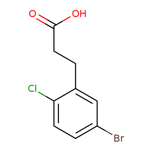 Benzenepropanoic acid, 5-bromo-2-chloro-