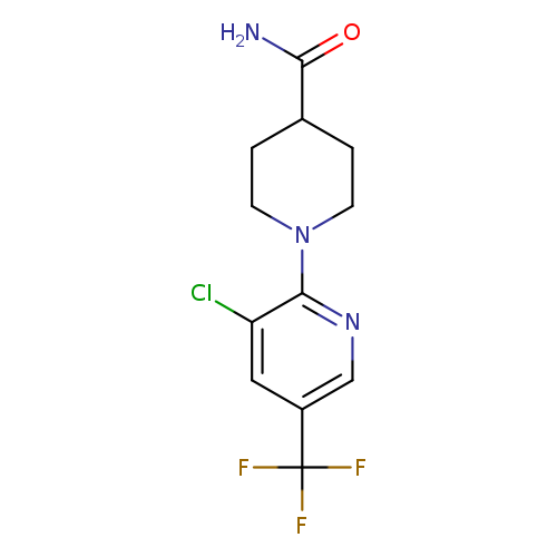 1-(3-Chloro-5-(trifluoromethyl)pyridin-2-yl)piperidine-4-carboxamide