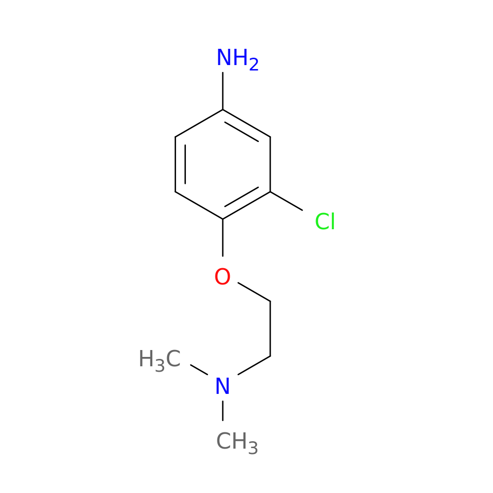 3-Chloro-4-(2-(Dimethylamino)Ethoxy)Aniline