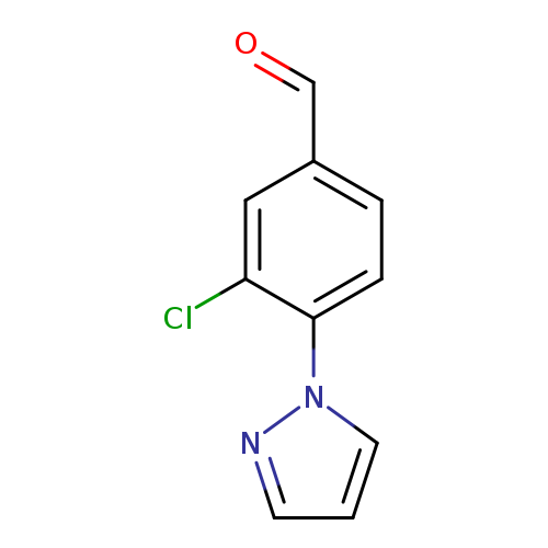 3-Chloro-4-(1h-pyrazol-1-yl)benzaldehyde