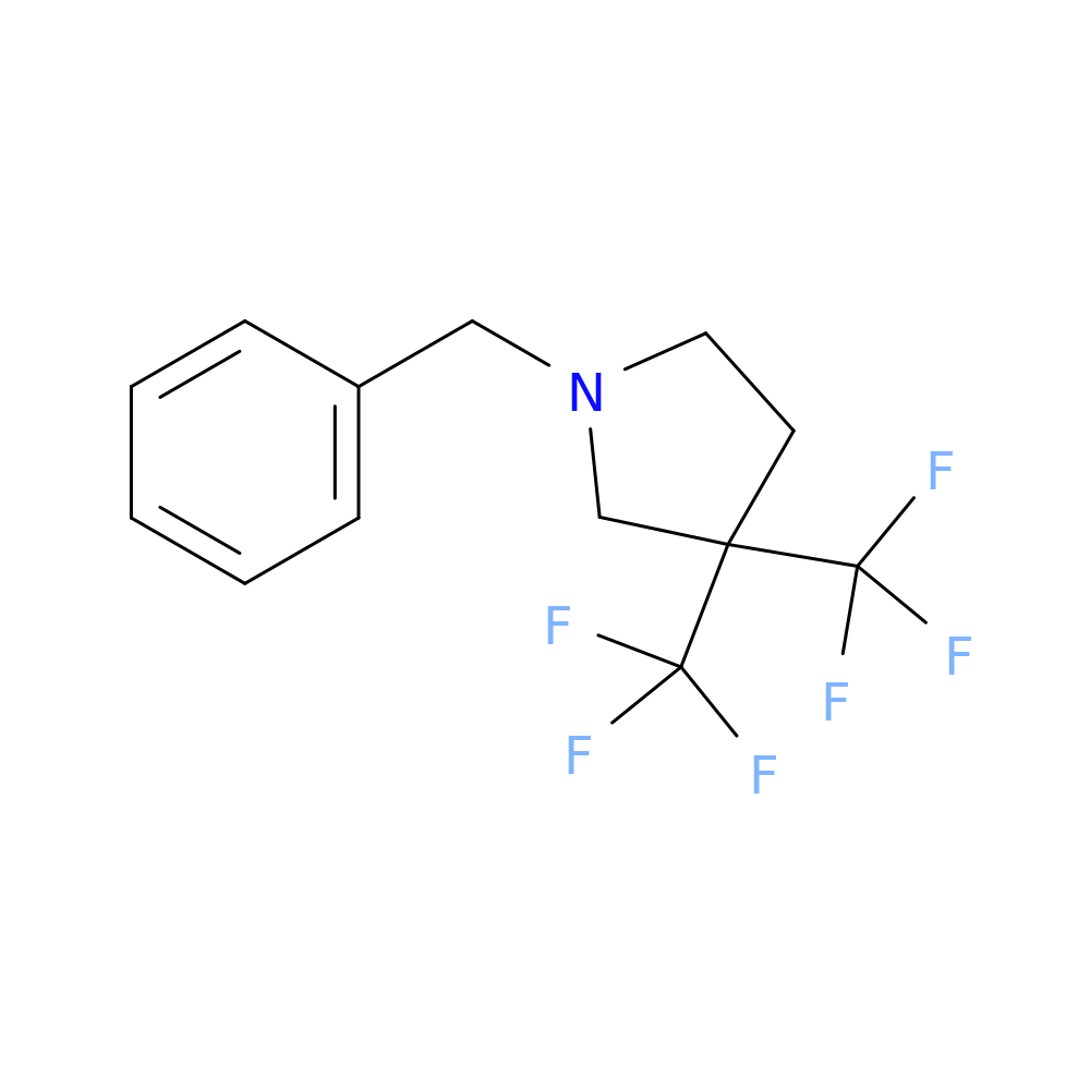 1-Benzyl-3,3-bis(trifluoromethyl)pyrrolidine