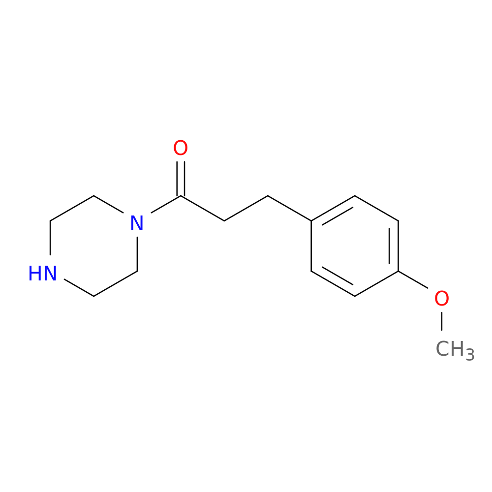 3-(4-methoxyphenyl)-1-(piperazin-1-yl)propan-1-one