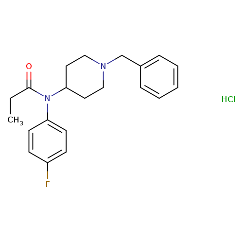 N-(4-fluorophenyl)-N-[1-(phenylmethyl)-4-piperidinyl]-propanamide,monohydrochloride