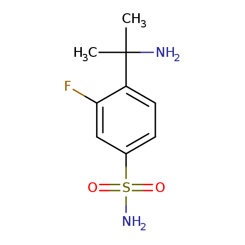 4-(2-AMINOPROPAN-2-YL)-3-FLUOROBENZENE-1-SULFONAMIDE