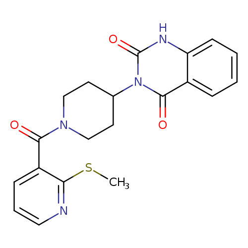 3-{1-[2-(methylsulfanyl)pyridine-3-carbonyl]piperidin-4-yl}-1,2,3,4-tetrahydroquinazoline-2,4-dione