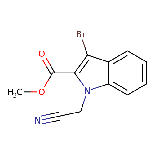 Methyl 3-bromo-1-(cyanomethyl)-1H-indole-2-carboxylate