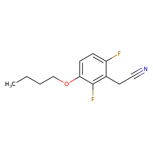 3-Butoxy-2,6-difluorophenylacetonitrile