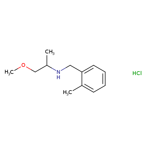 (2-METHOXY-1-METHYL-ETHYL)-(2-METHYL-BENZYL)-AMINE HYDROCHLORIDE
