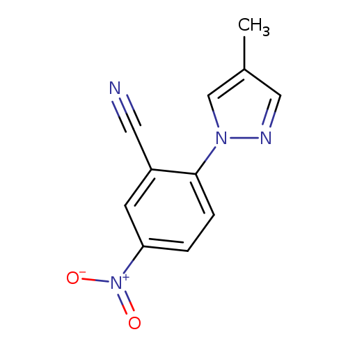 2-(4-Methyl-1h-pyrazol-1-yl)-5-nitrobenzonitrile