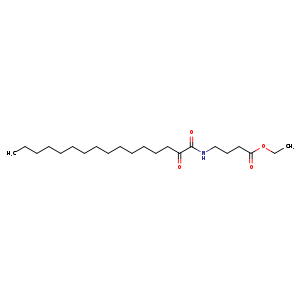 Butanoic acid, 4-[(1,2-dioxohexadecyl)amino]-, ethyl ester