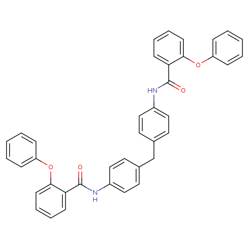 2-phenoxy-N-(4-{[4-(2-phenoxybenzamido)phenyl]methyl}phenyl)benzamide