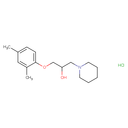 1-(2,4-DIMETHYLPHENOXY)-3-PIPERIDIN-1-YLPROPAN-2-OL HYDROCHLORIDE