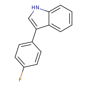 1H-Indole, 3-(4-fluorophenyl)-