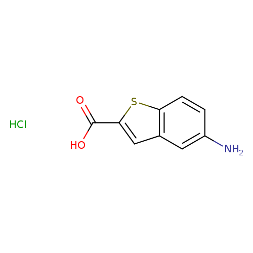 5-amino-1-benzothiophene-2-carboxylic acid hydrochloride
