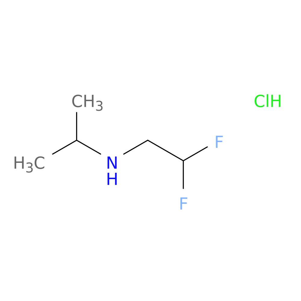 (2,2-Difluoroethyl)(propan-2-yl)amine hydrochloride
