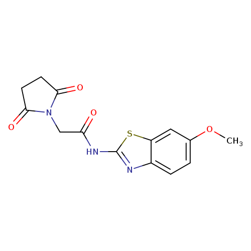 2-(2,5-dioxopyrrolidin-1-yl)-N-(6-methoxy-1,3-benzothiazol-2-yl)acetamide